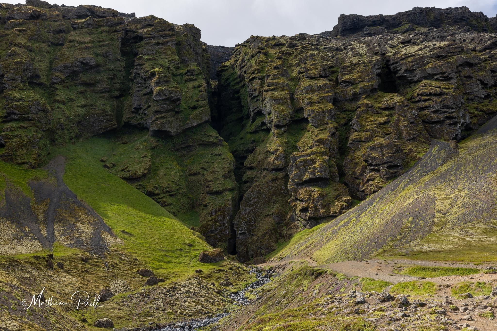 RAUĐFELDSGJÁ Canyon, Snæfellsnes Peninsula, Iceland