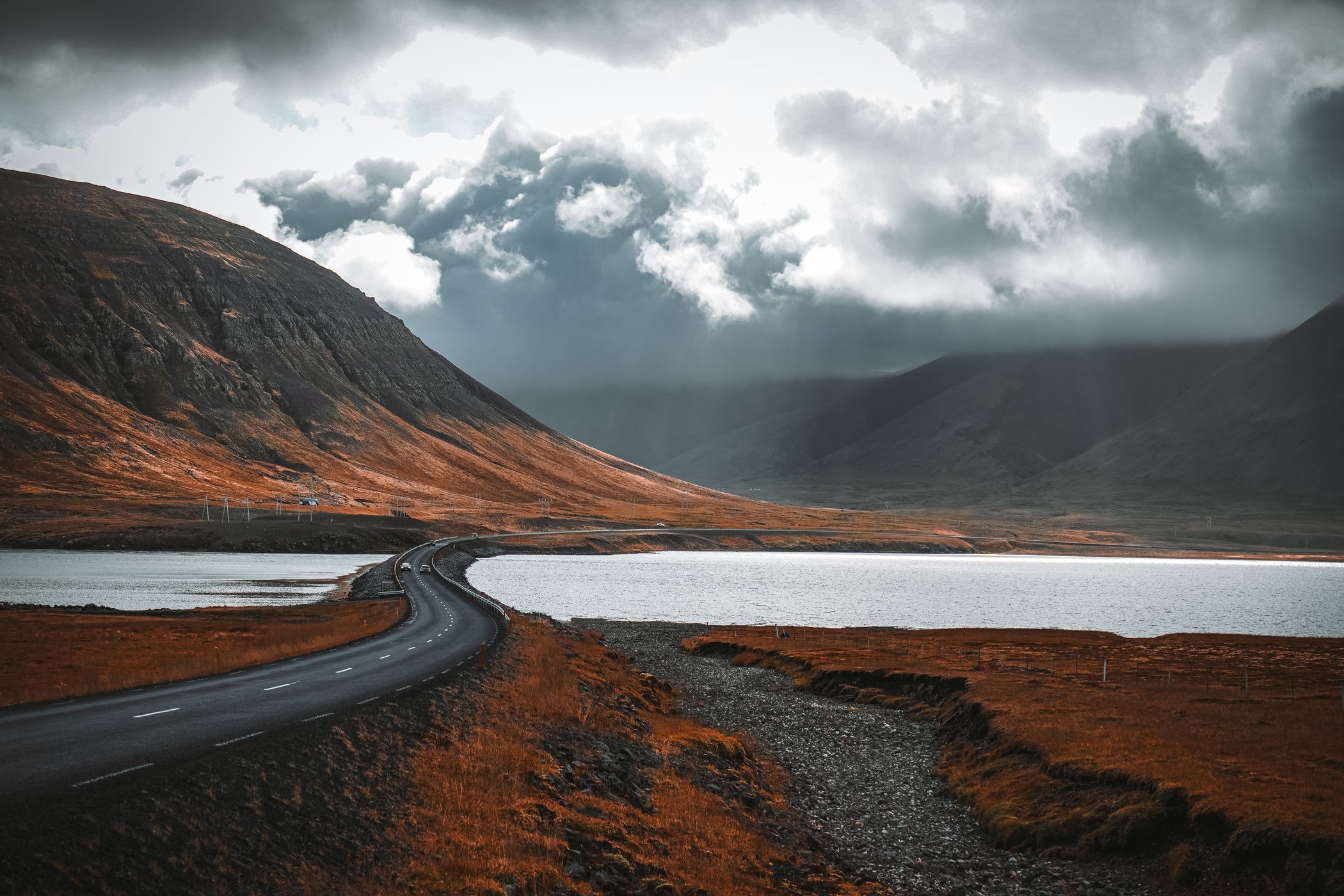 Road in Iceland, Iceland