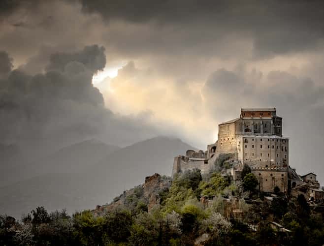 Sacra di San Michele, Piemonte, Italia