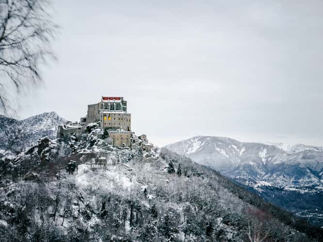 Sacra di San Michele, Piemonte, Italia