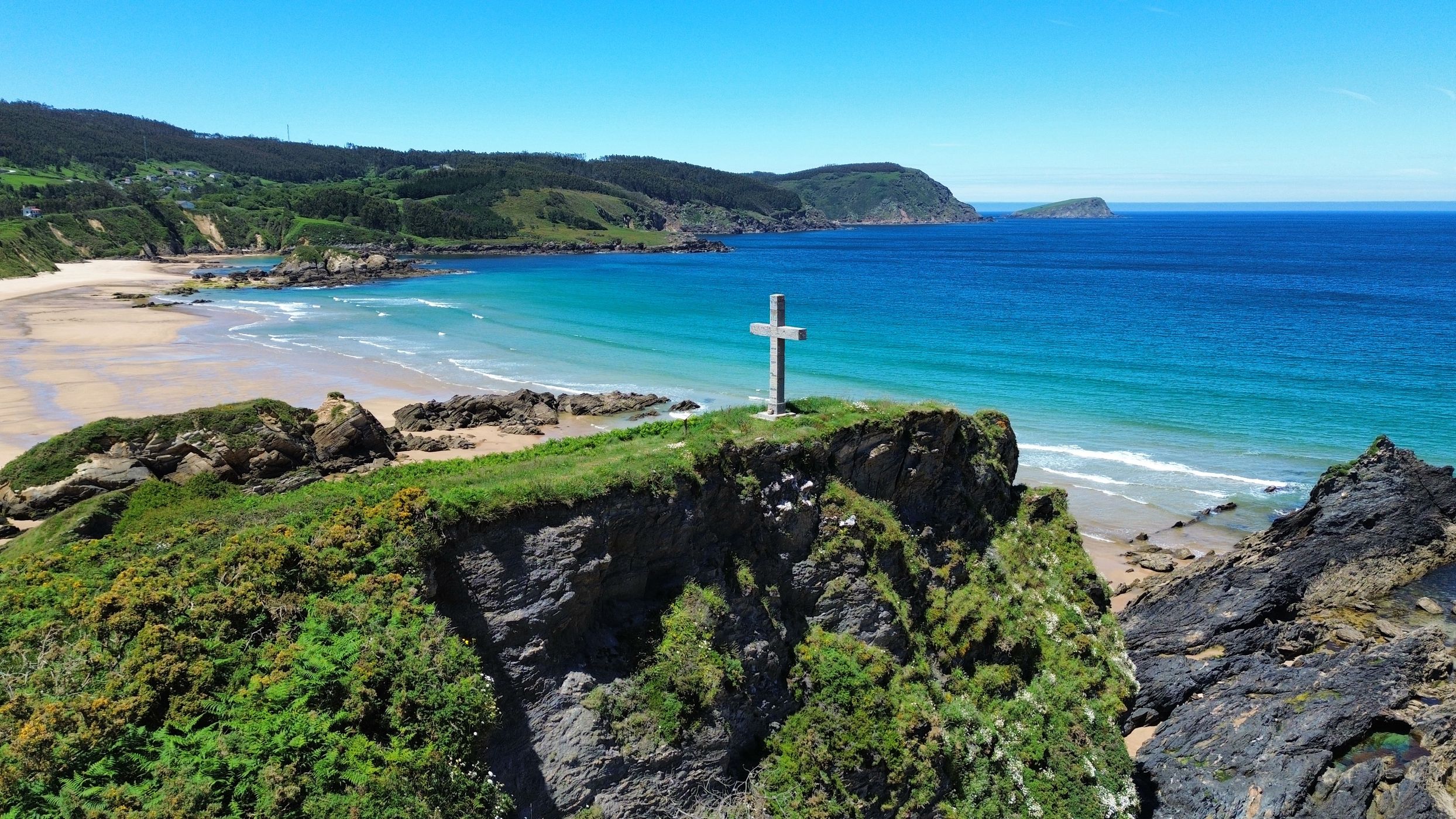 Saint Roman from the valley Cross, Spain