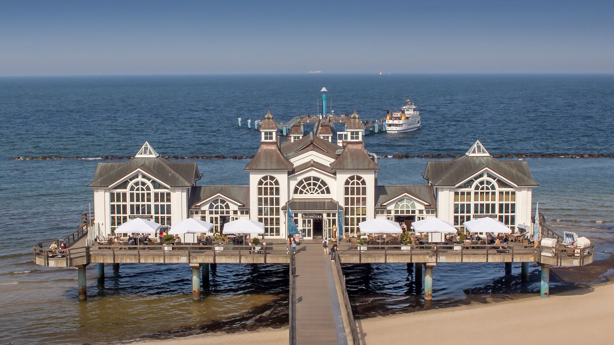 Sellin Pier View from above, Germany