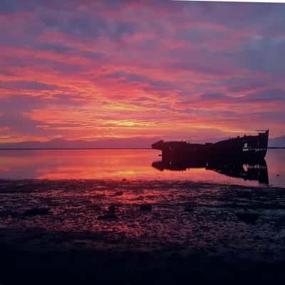 Shipwreck Janie Seddon, Motueka, New Zealand