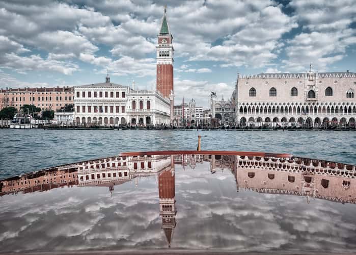 St Mark's Square from the water, Venice