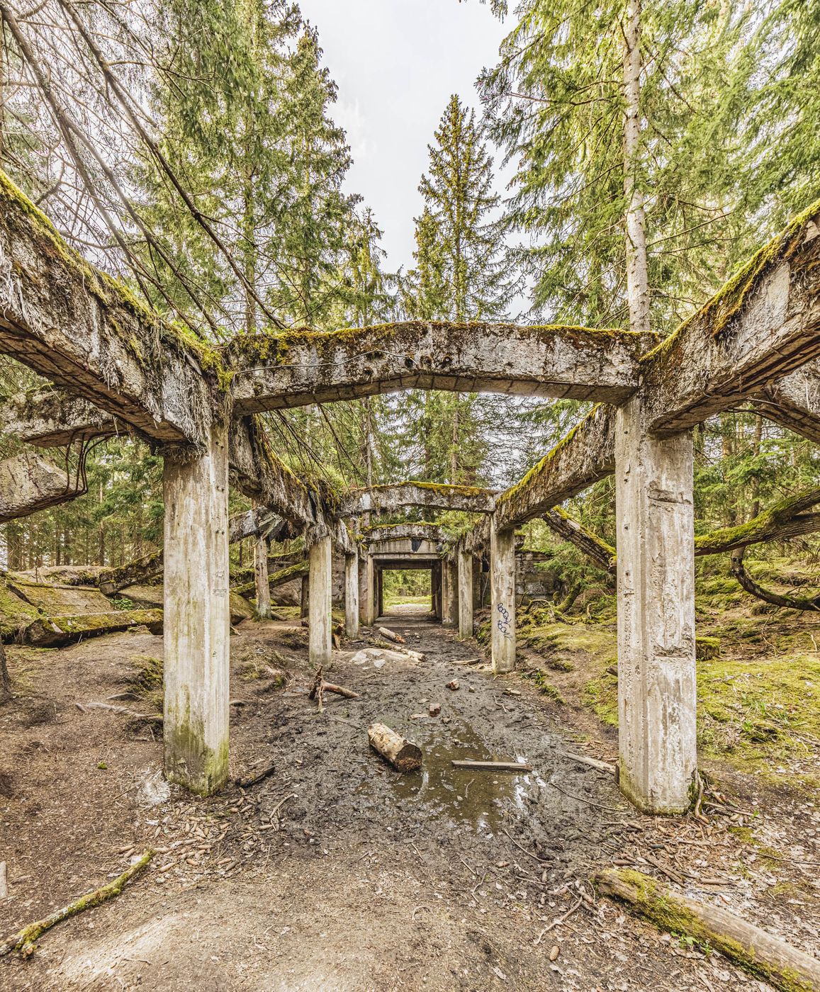 Stables near Rolava tin mine, Czech Republic