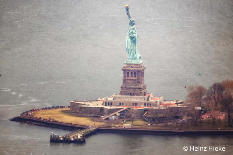 Statue of Liberty from water, New York City