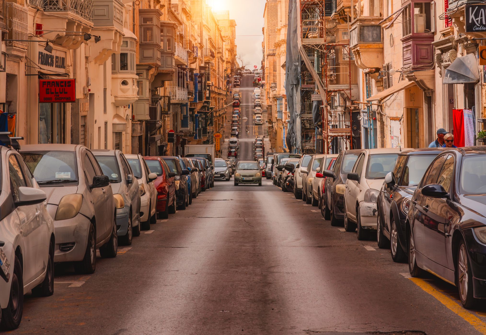 Street of Valletta, Malta