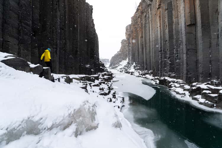 Stuðlagil Basalt Canyon