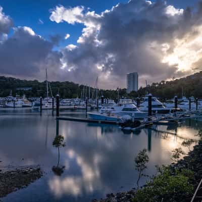 Sunrise, Marina,  Hamilton Island, Queensland, Australia