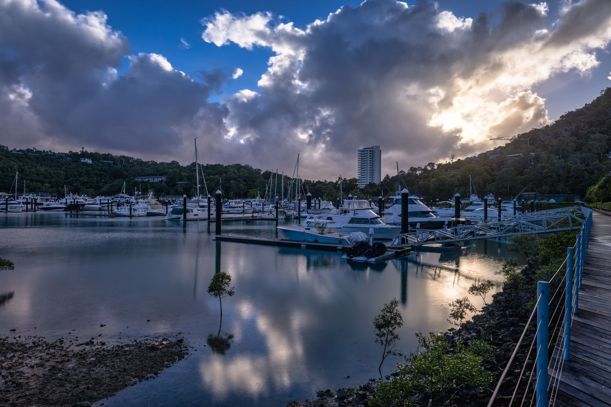 Sunrise, Marina,  Hamilton Island, Queensland, Australia