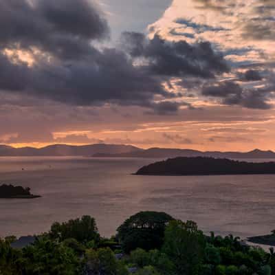 Sunset Henning Island, Hamilton Island, Queensland, Australia