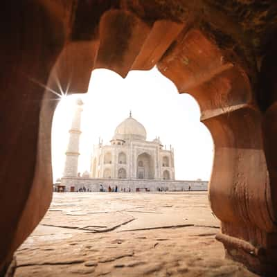 Taj Mahal, Bench Spots, India