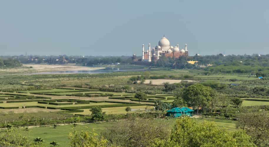 Taj Mahal from a different angle, Agra