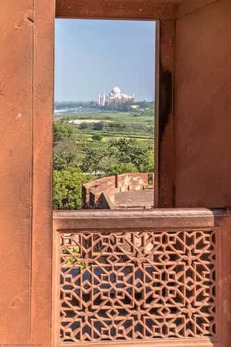 Taj Mahal from a different angle, Agra
