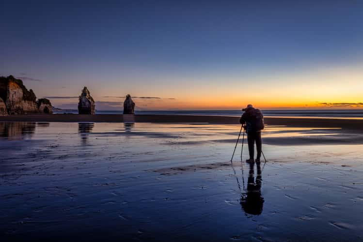 The Three Sisters,Tongaporutu Beach, North Island