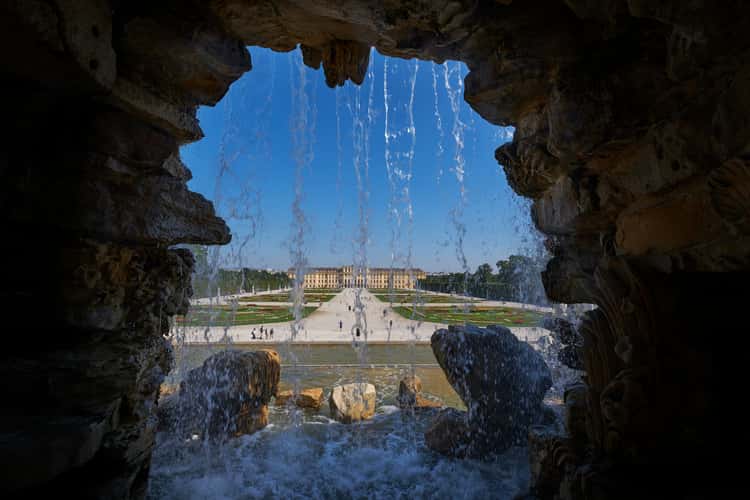 through water