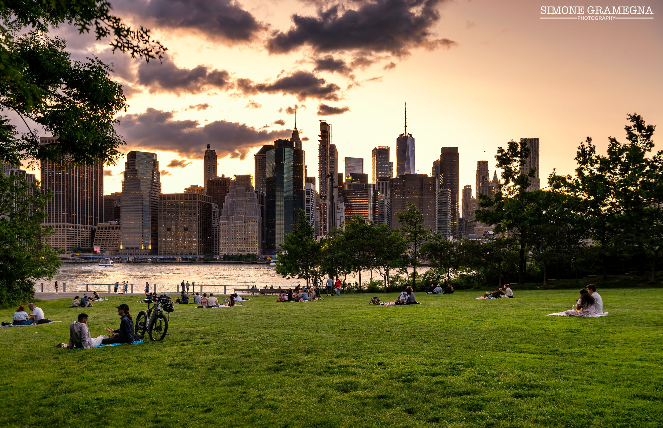 New York City Skyline from Pier 1, Brooklyn, USA