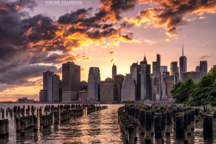 New York City Skyline from Pier 1, Brooklyn