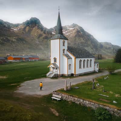 Valberg Kirke, Lofoten, Norway