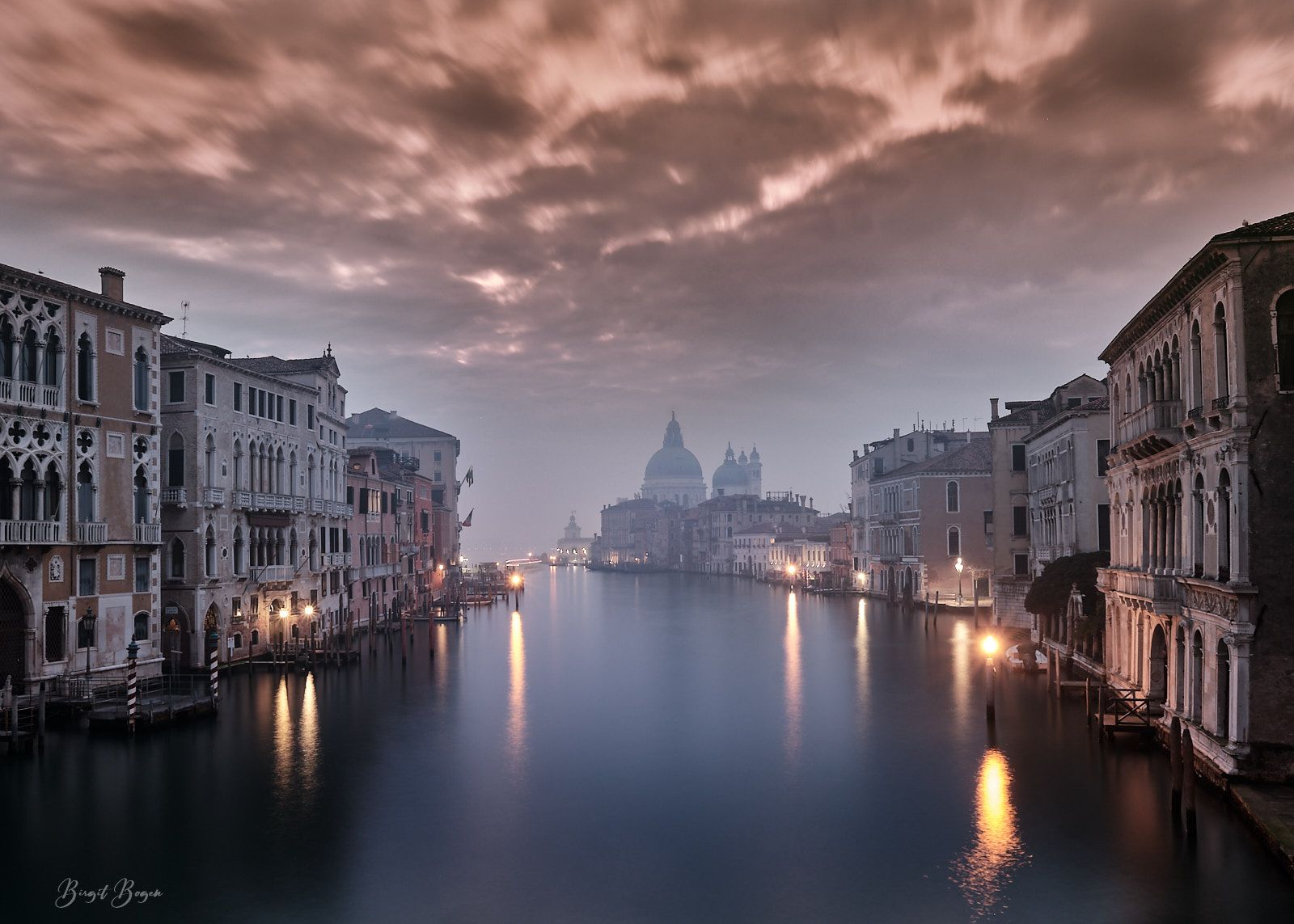 View from Ponte dell'Accademia, Venice, Italy
