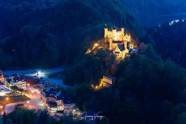 View on the Alpsee from Neuschwanstein