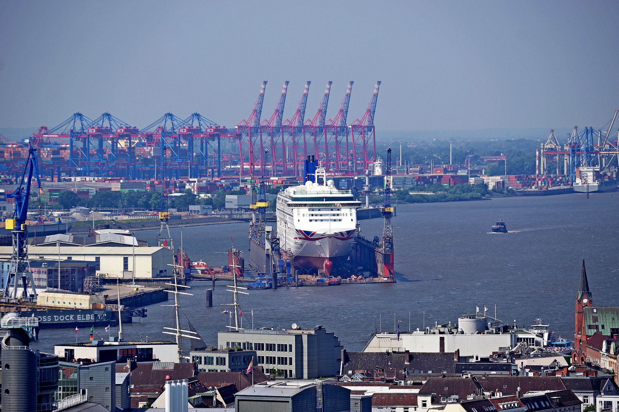 Views from St. Nikolai, Germany