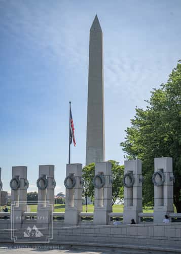 WW2 Memorial DC Light Painting