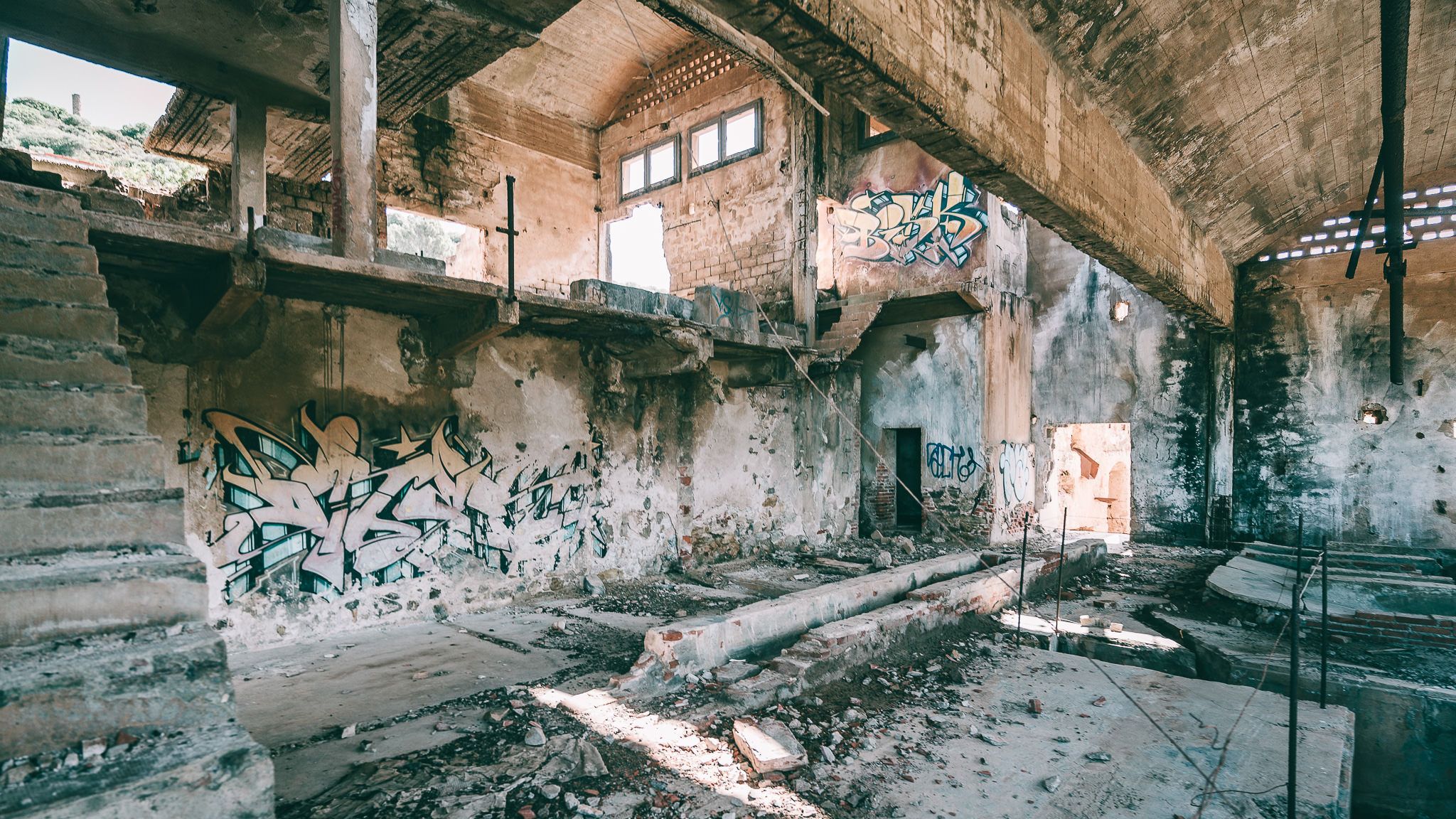 Abandoned Mine 'Seddas Moddizis', Sardinia, Italy