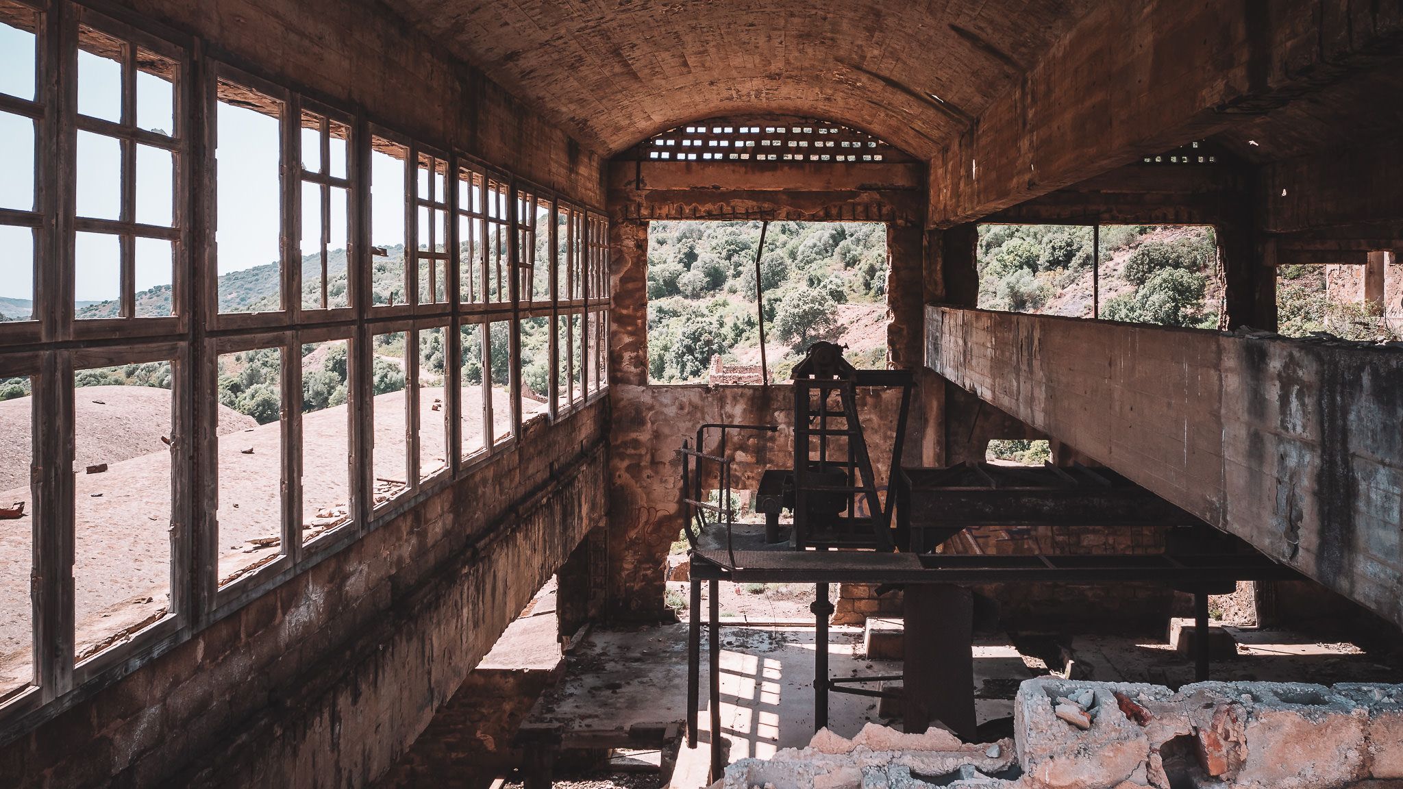 Abandoned Mine 'Seddas Moddizis', Sardinia, Italy