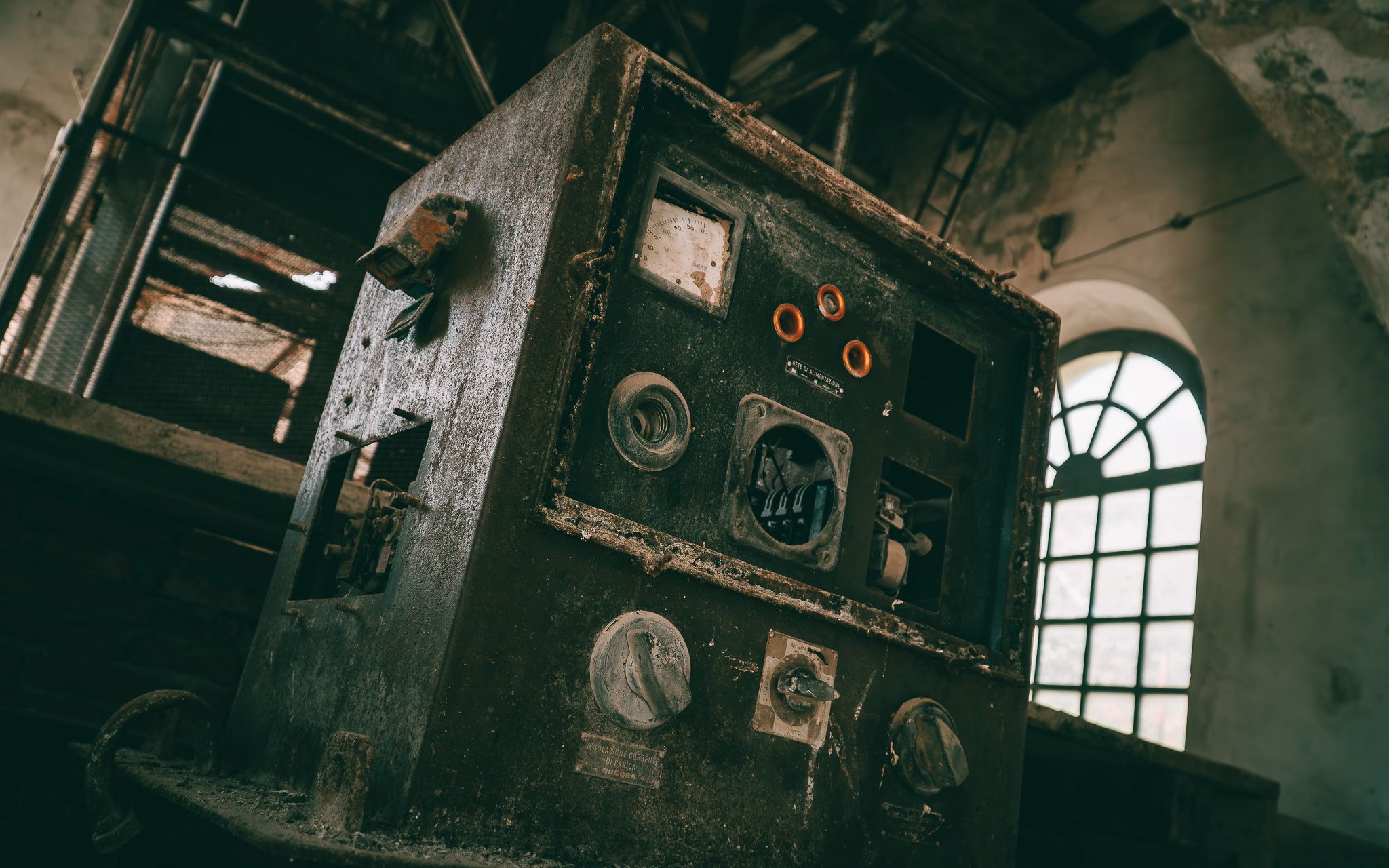 Abandoned Pozzo Amiscora Mine, Sardinia, Italy