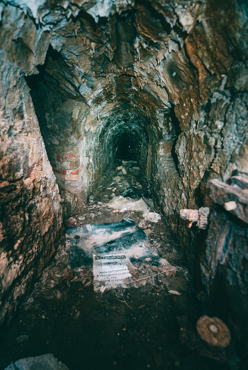 Abandoned Pozzo Amiscora Mine, Sardinia, Italy