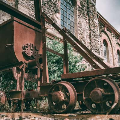 Abandoned Pozzo Amiscora Mine, Sardinia, Italy