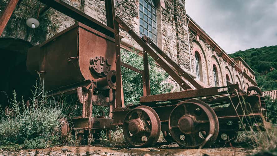 Abandoned Pozzo Amiscora Mine, Sardinia