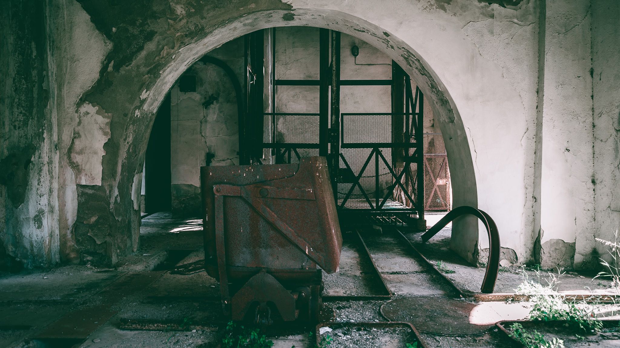 Abandoned Pozzo Amiscora Mine, Sardinia, Italy