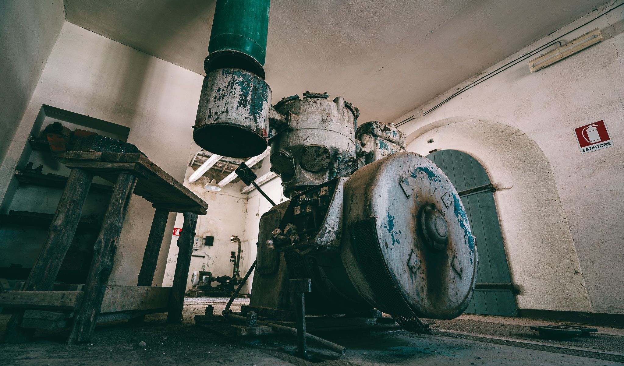 Abandoned Pozzo Amiscora Mine, Sardinia, Italy