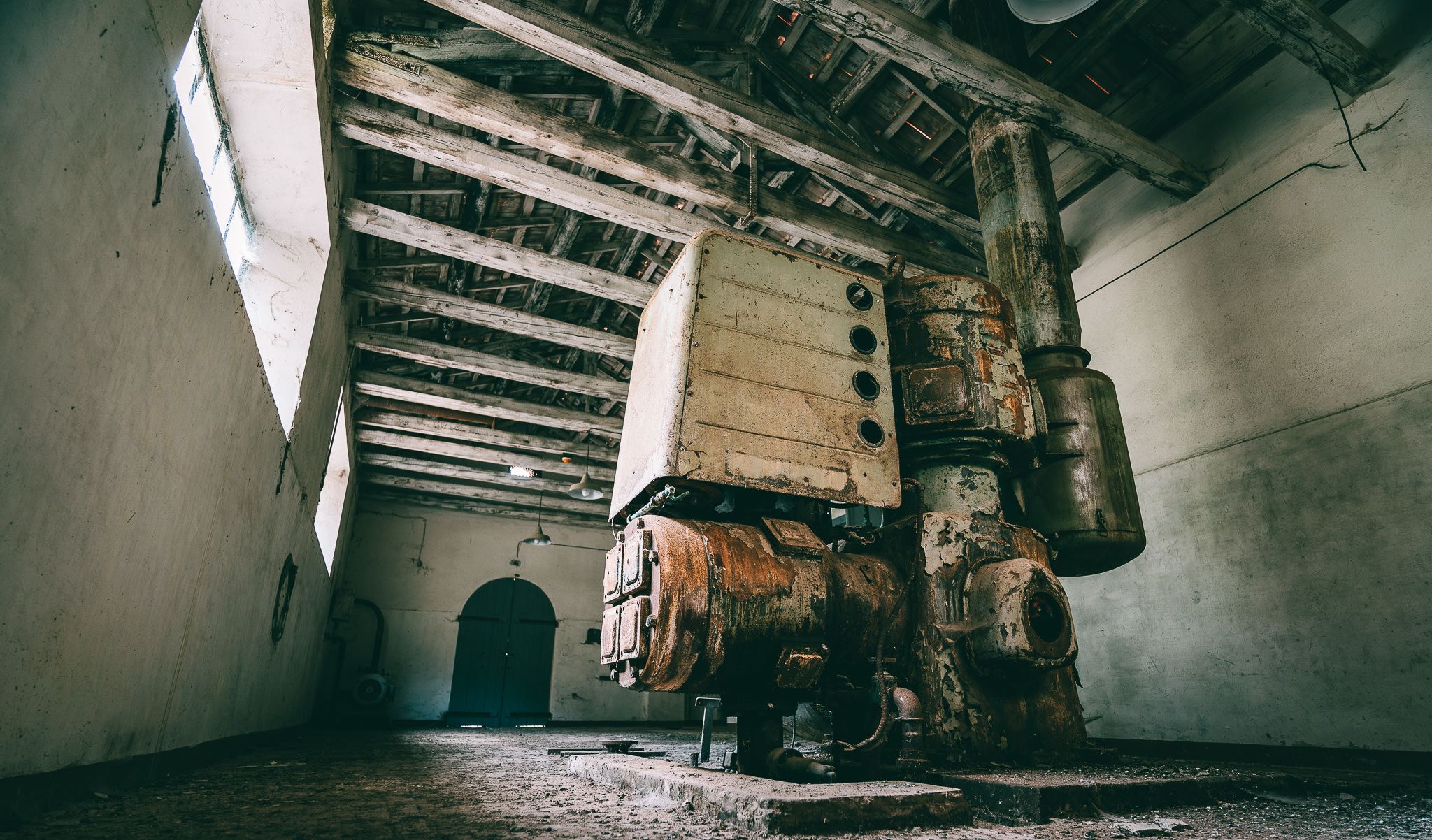 Abandoned Pozzo Amiscora Mine, Sardinia, Italy