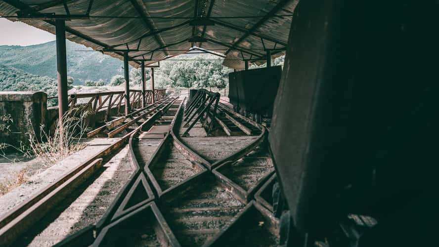 Abandoned Pozzo Amiscora Mine, Sardinia