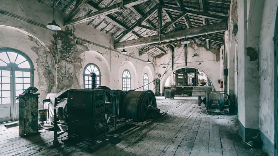 Abandoned Pozzo Amiscora Mine, Sardinia