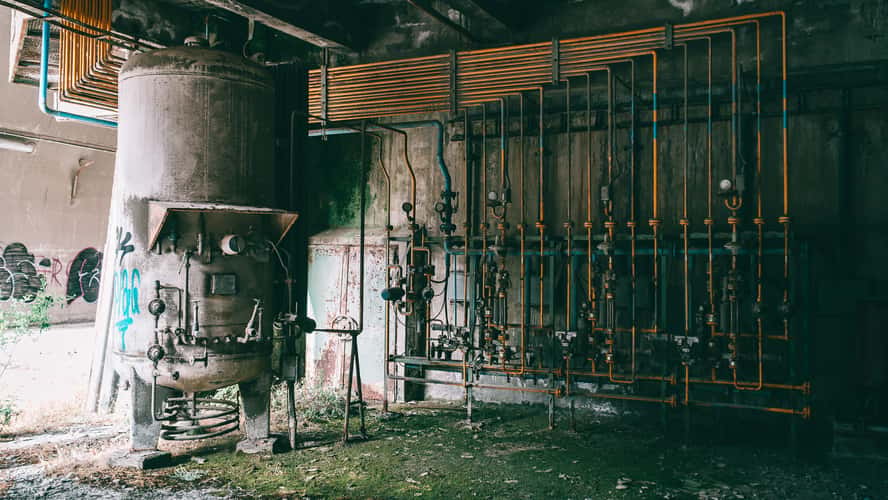Abandoned Scala Di Giocca Cement Factory, Sardinia
