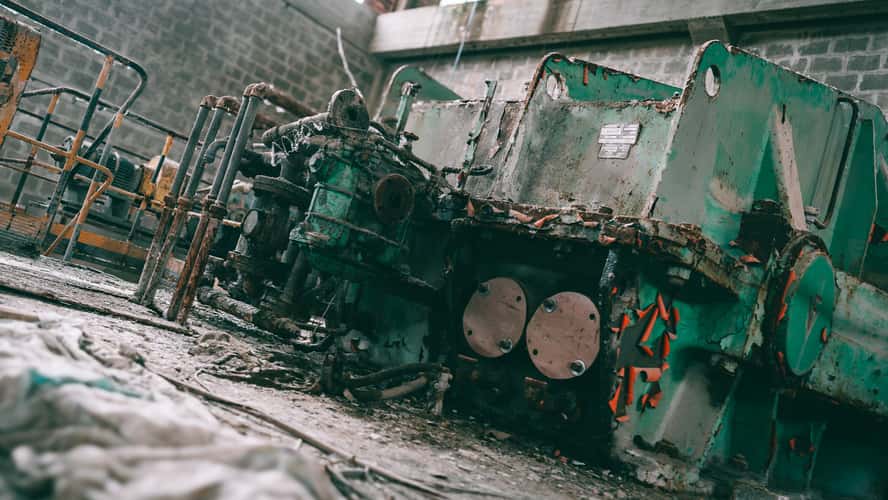 Abandoned Scala Di Giocca Cement Factory, Sardinia