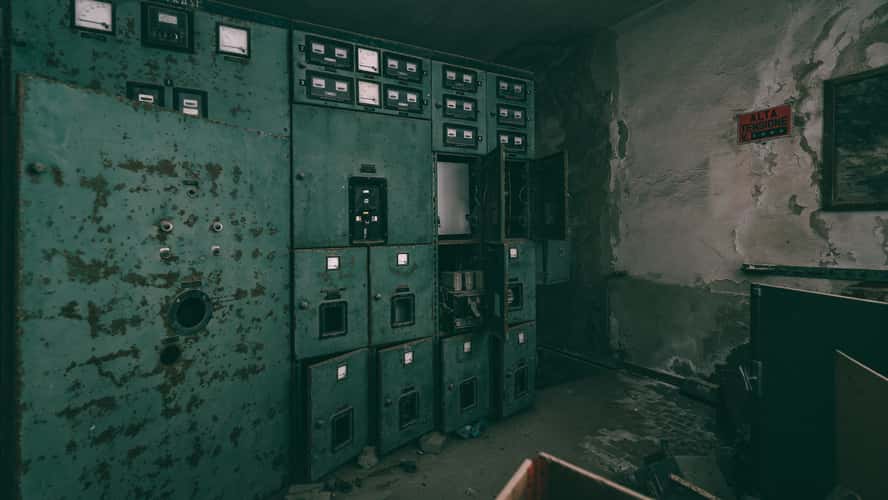 Abandoned Scala Di Giocca Cement Factory, Sardinia