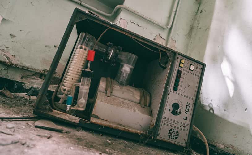 Abandoned Scala Di Giocca Cement Factory, Sardinia