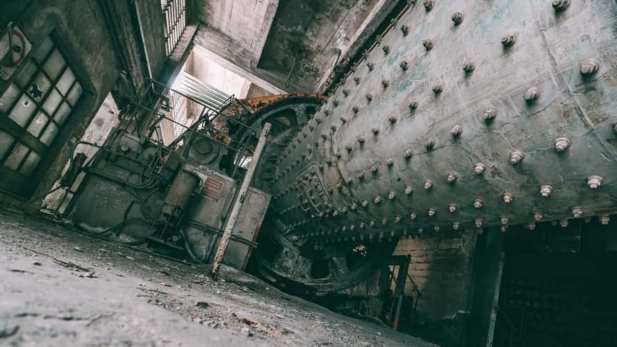 Abandoned Scala Di Giocca Cement Factory, Sardinia