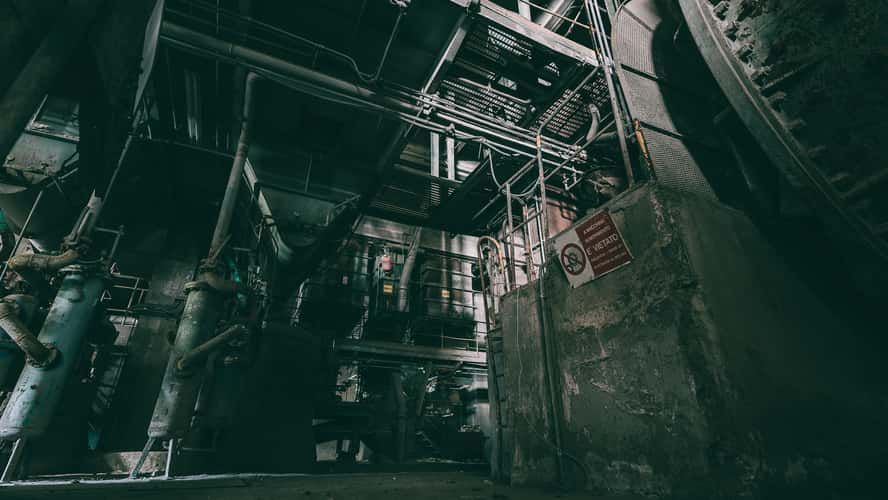 Abandoned Scala Di Giocca Cement Factory, Sardinia