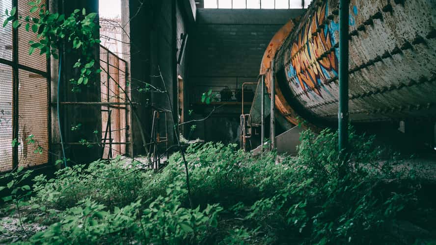 Abandoned Scala Di Giocca Cement Factory, Sardinia