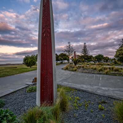 Art along the foreshore, Napier, North Island, New Zealand