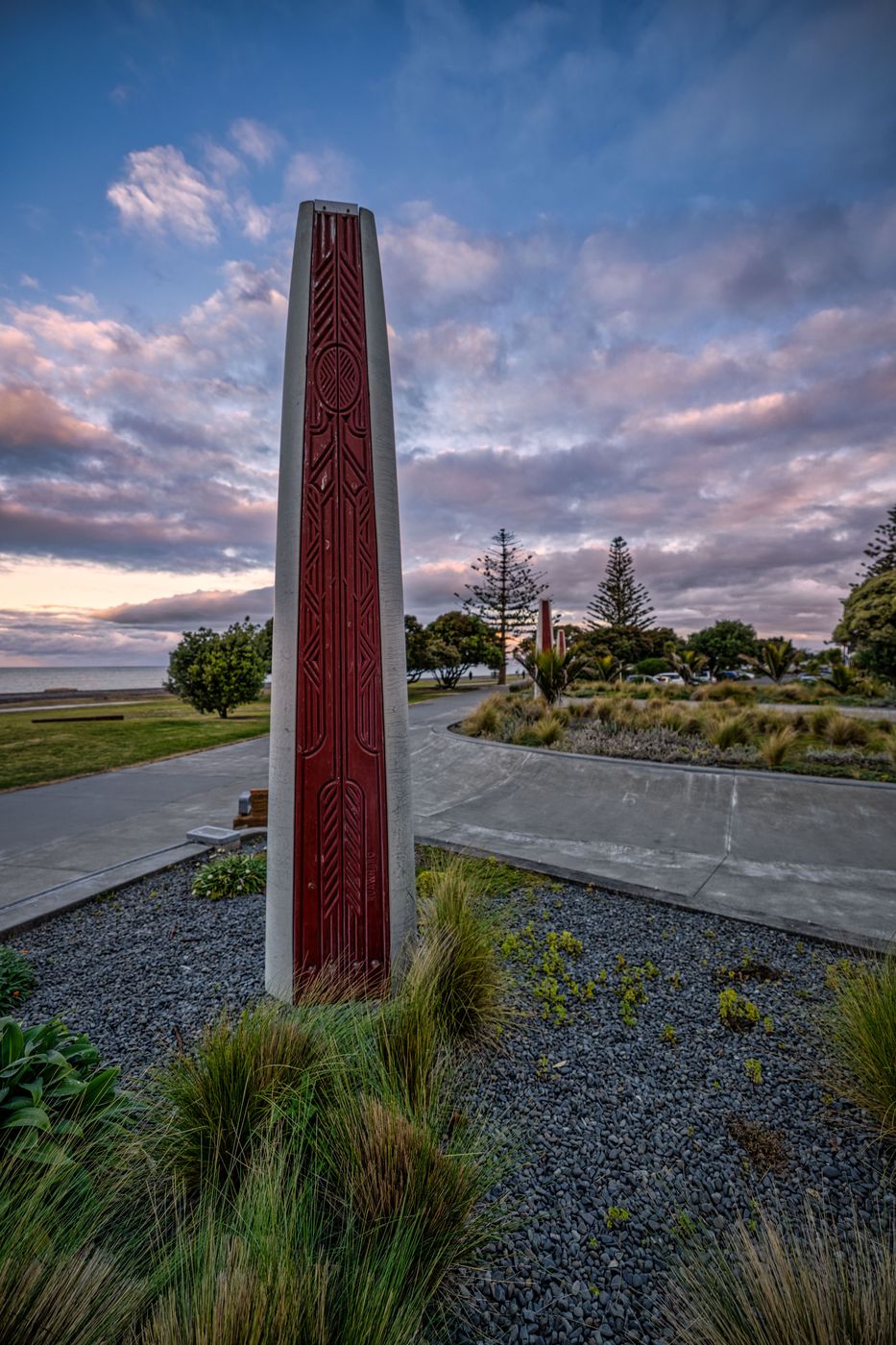 Art along the foreshore, Napier, North Island, New Zealand