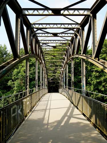 Bridge at hydropower plant Herrenhausen