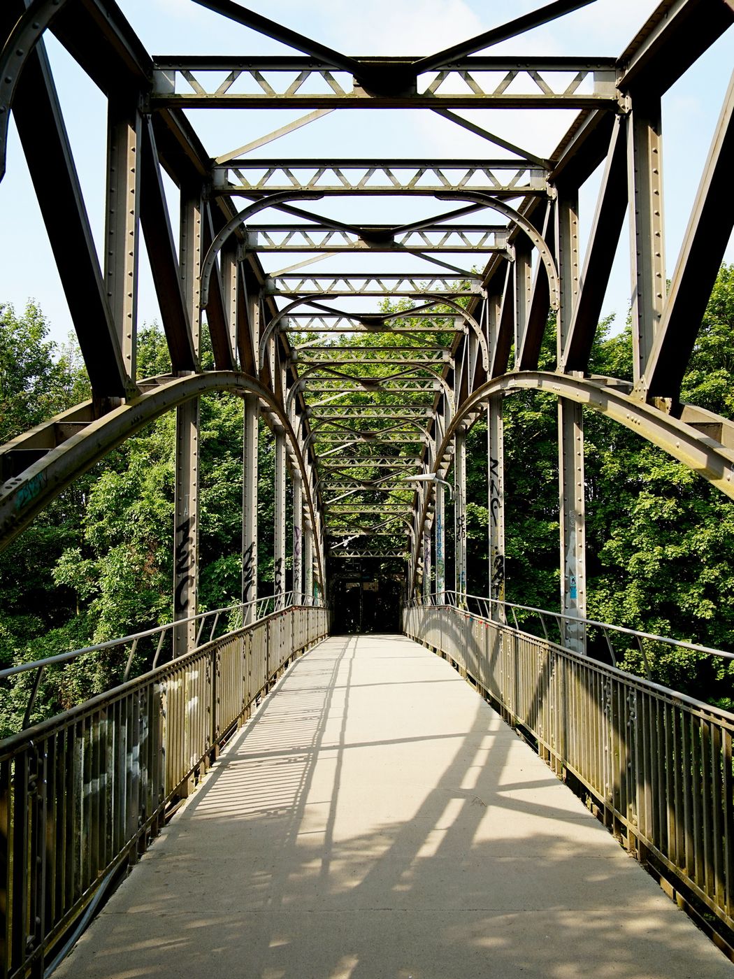 Bridge at hydropower plant Herrenhausen, Germany
