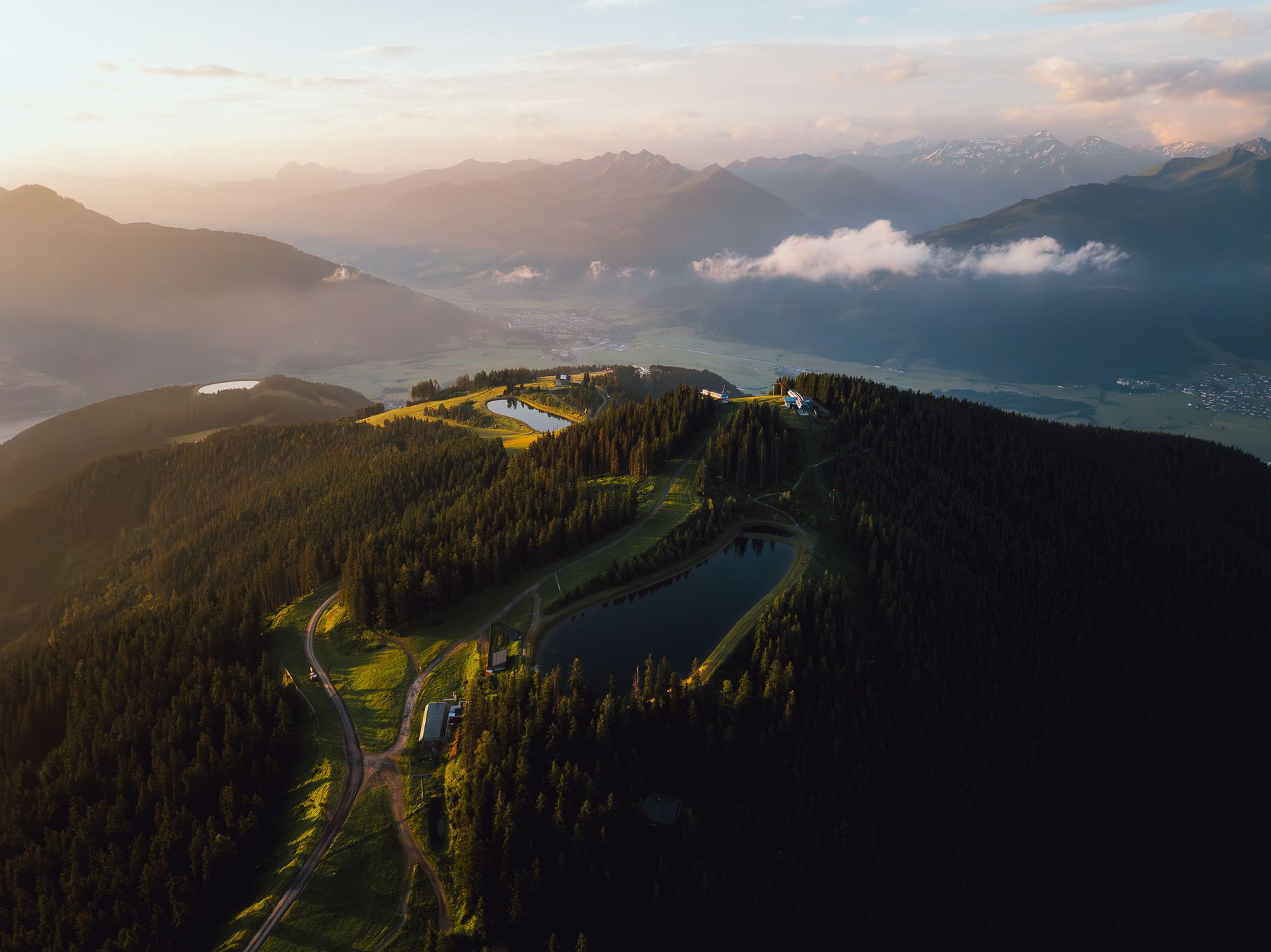 Brunnermais Reservoir, Zell am See, Austria